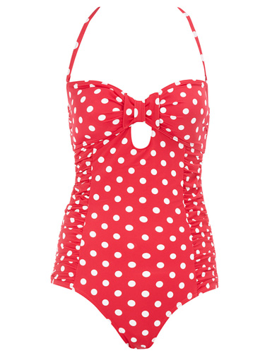 Dorothy Perkins Polka Dot Print Swimsuit