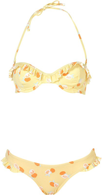 Topshop Frill Underwire Bikini