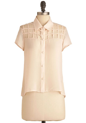 Lattice Cut out Top