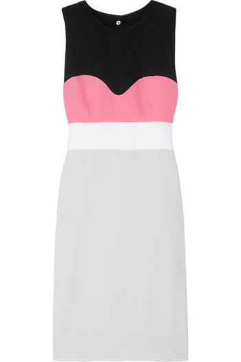 Diane Von Furstenberg Color Block Dress