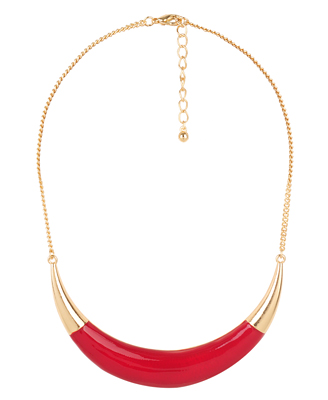 Lacquered Bib Necklace