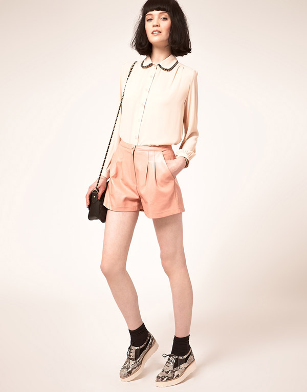 Sister Jane PU High Waisted Shorts