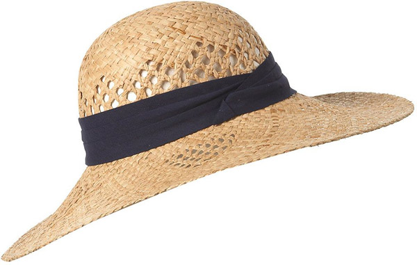 Straw Band Floppy Hat