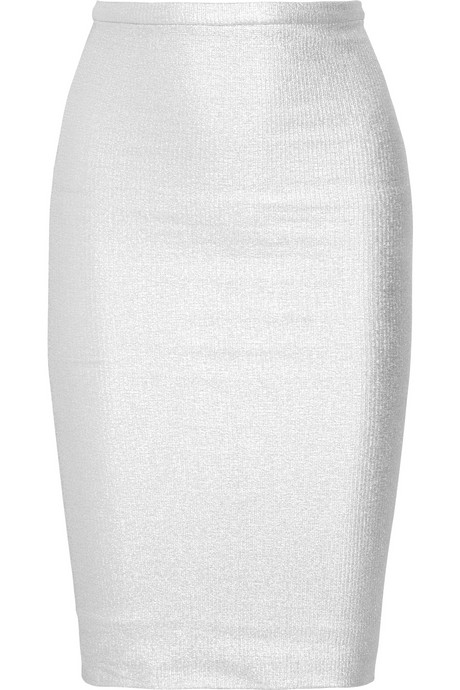 Diane Von Furstenberg Metallic Tube Skirt