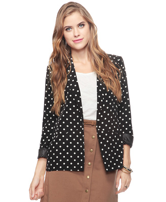 Polka Dot Fashion Blazer