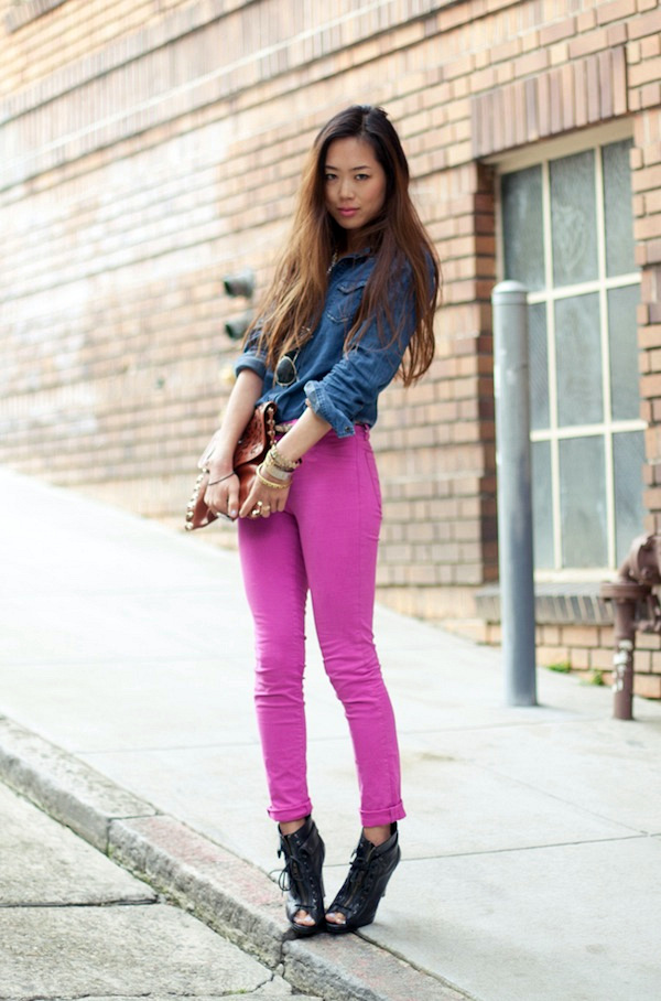 Wear Colored Denim