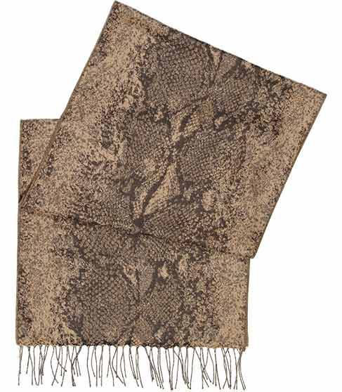 Reiss Nelia Snake Print Scarf