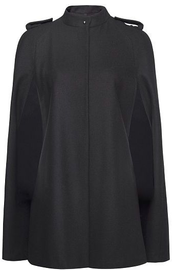 Epaulette Cape Coat