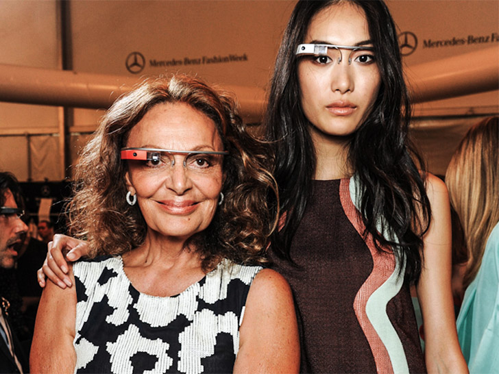 Google Glass at DVF