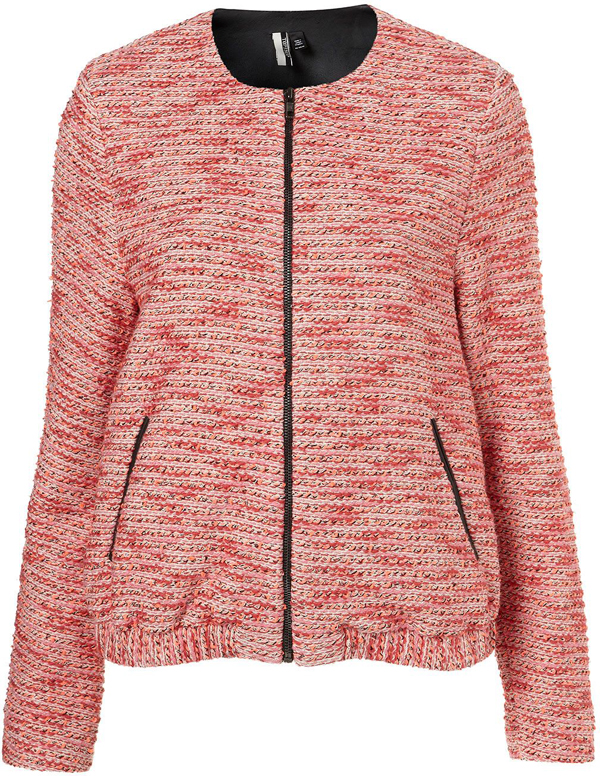 Boucle Bomber Jacket