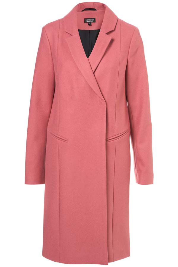 Pink Boyfriend Coat