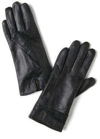 Plain Black Gloves