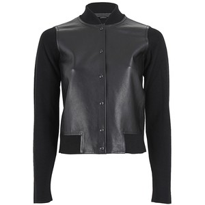 Leather Bomber Jacket