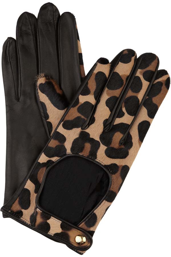 Leopard Print Gloves