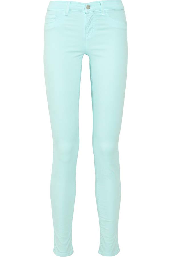 pastel coloured jeans