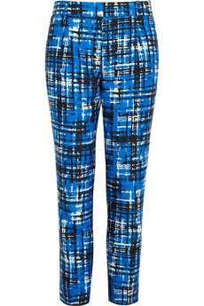 Checkered Print Pants