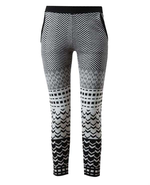 Fair Isle Print Leggings