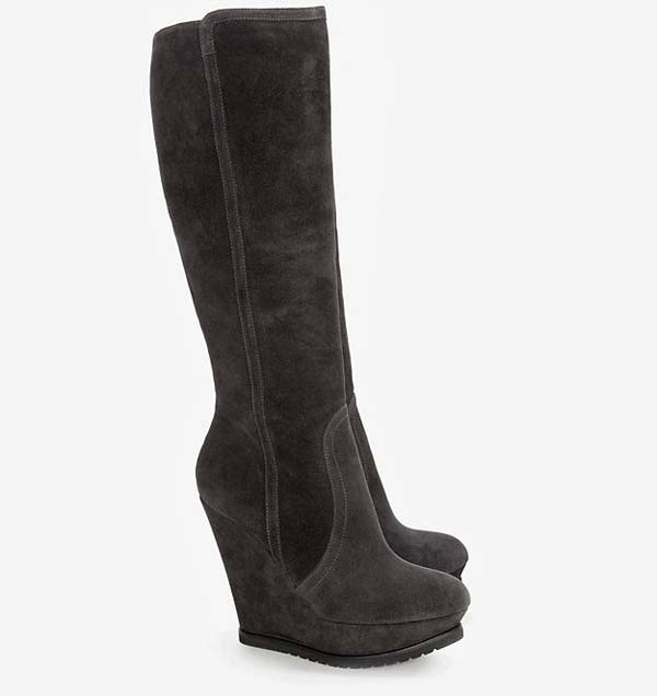 Pura Lopez Wedge Knee High Booties