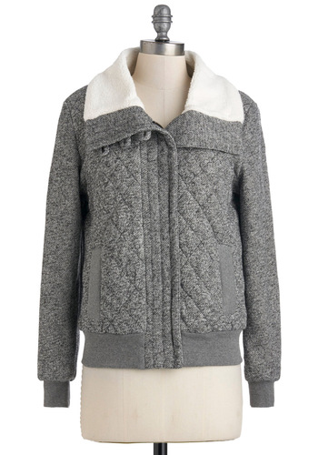 Quilted Fleece Jacket