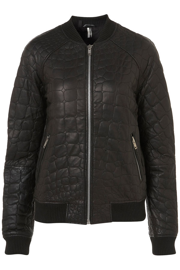 Quilted Bomber Jacket