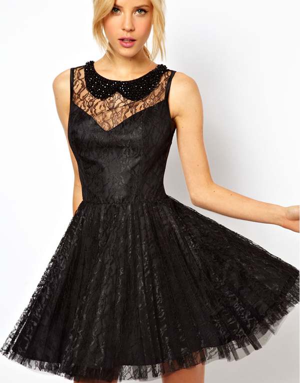 ASOS Lace Skater Dress