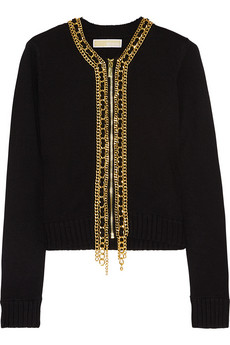 Chain Trimmed Cardigan