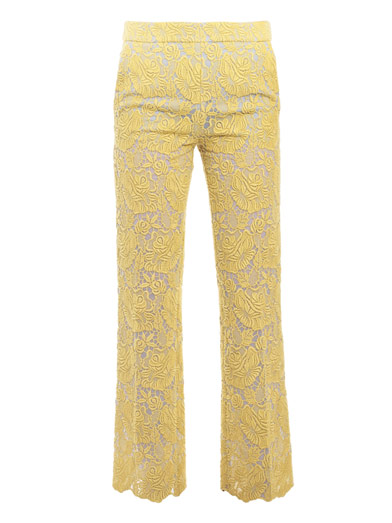 Lace Embellished Pants