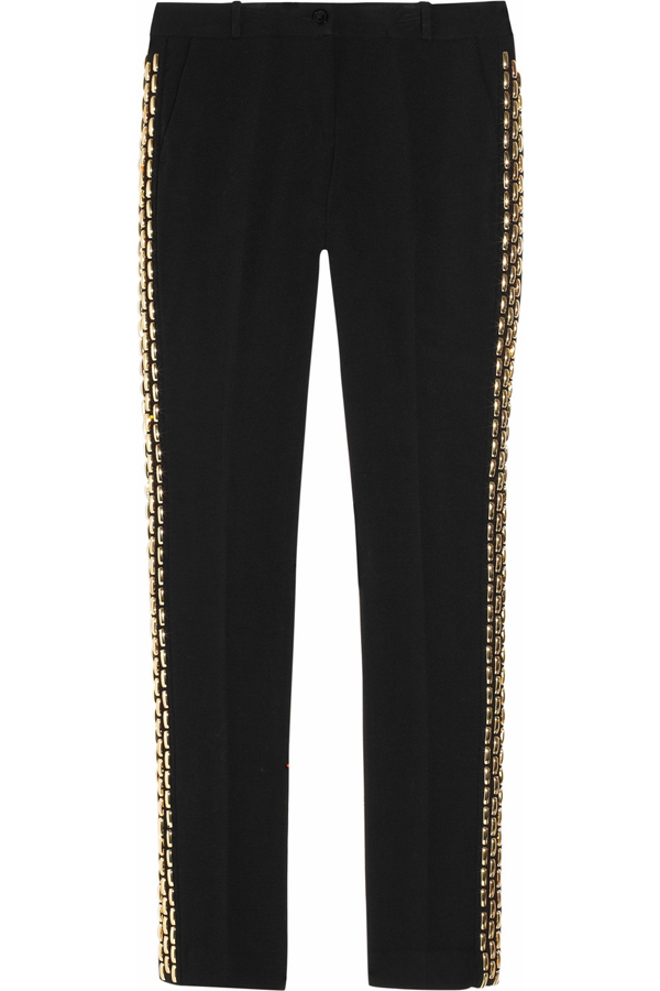 Chain Embellished Pants