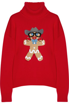 Gingerbread Print Sweater