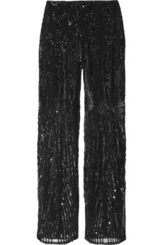 Bead Embellished Pants