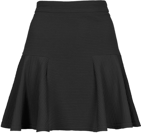 Black Flared Skirt