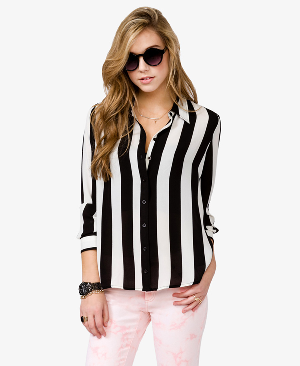 Vertical Striped Shirt