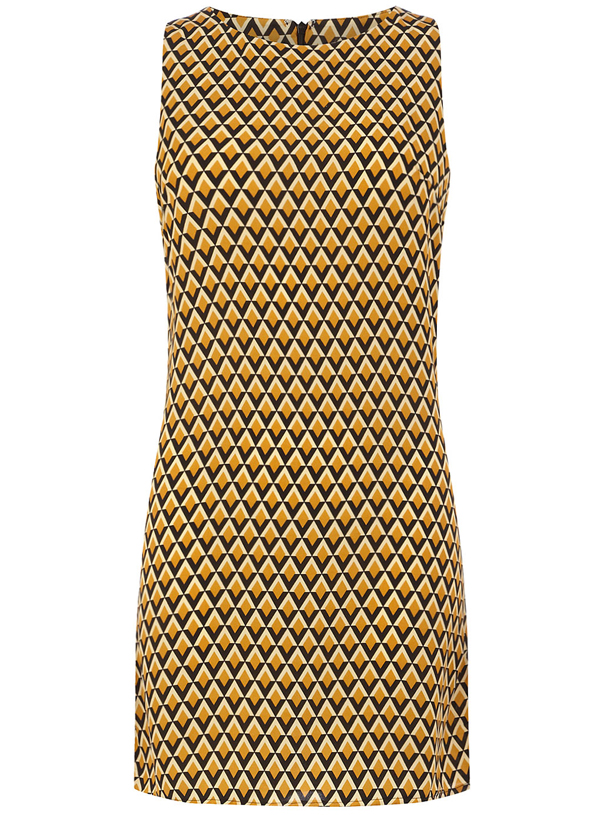 Geometric Print Dress