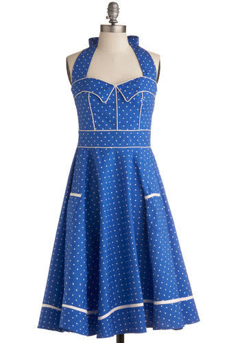 Retro Halter Dress