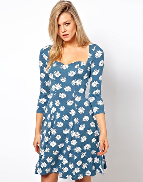 The Daisy Print Dress…