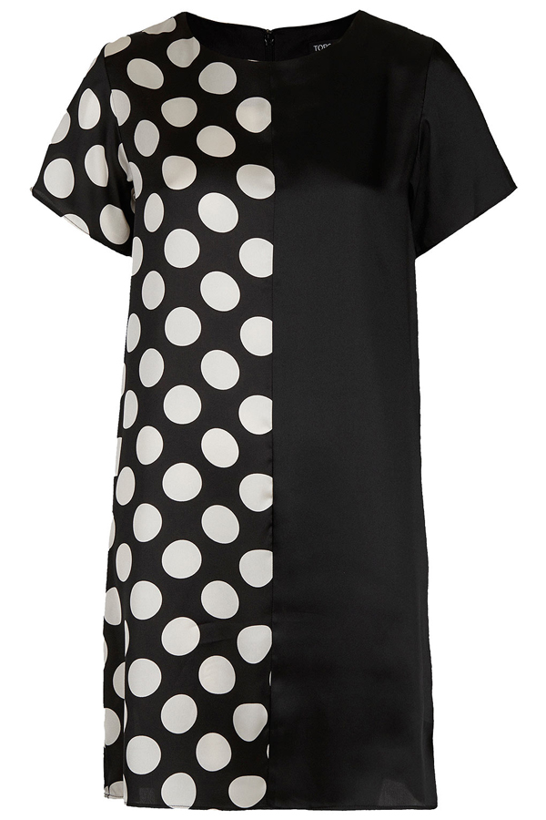 Spot Mix Tunic Dress