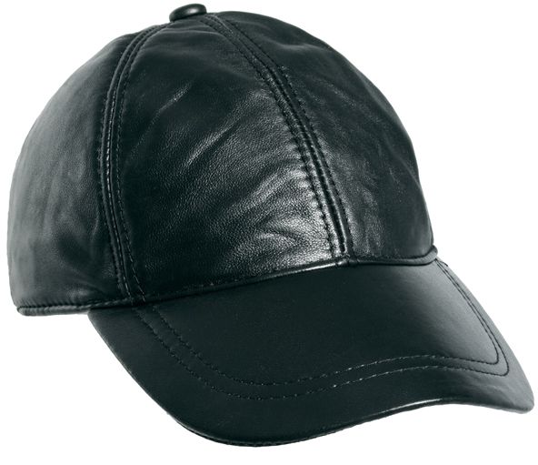 Leather Baseball Cap