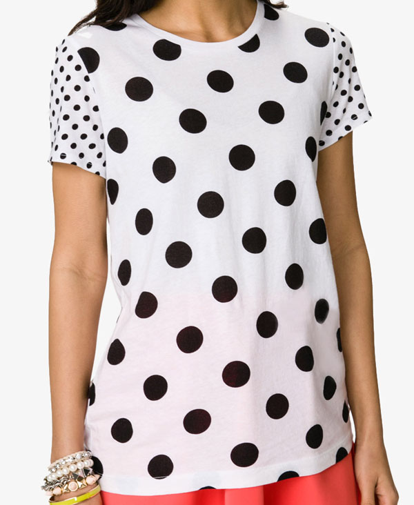 Polka Dot Printed T-shirt