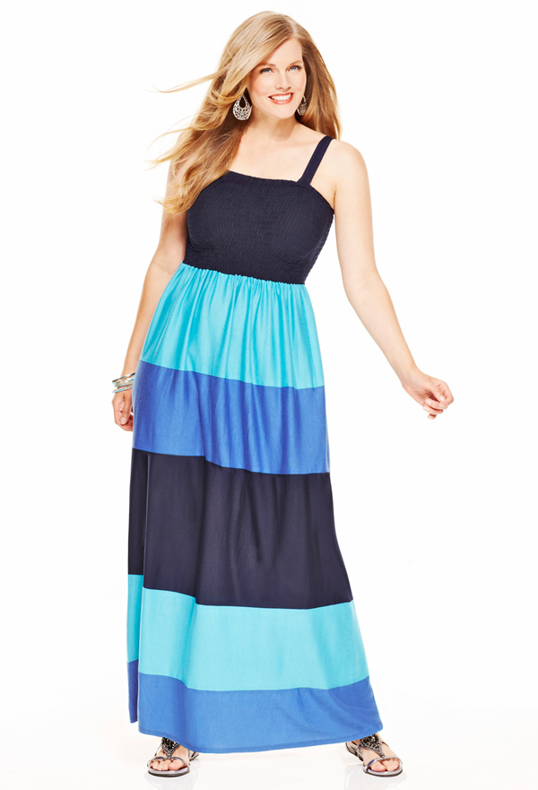 Detachable Strap Maxi Dress