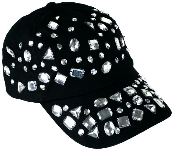 Gem Embellished Baseball Cap