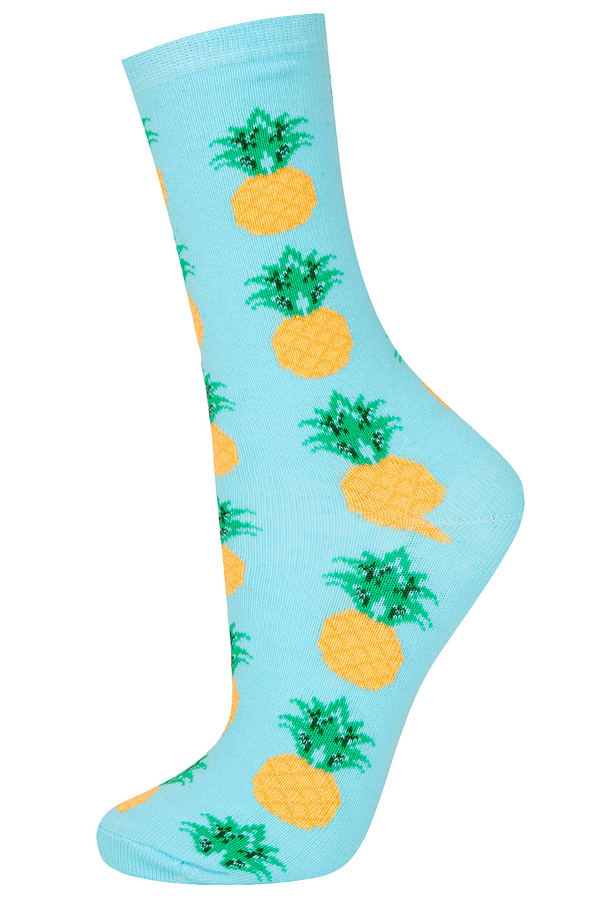 Pineapple Print Socks