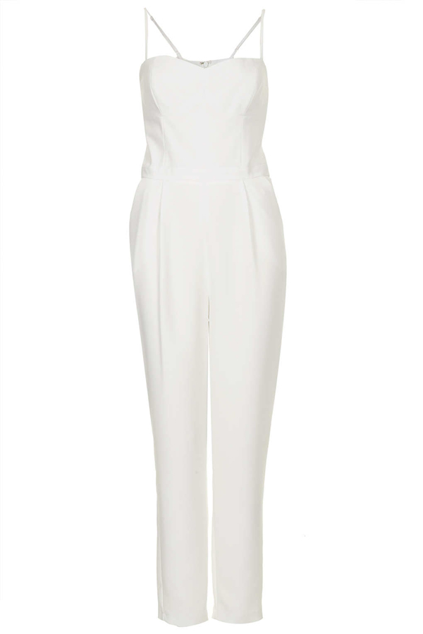 Tailored White Jumpsuit