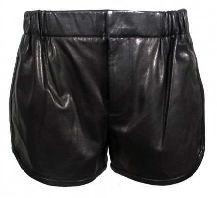 Leather Runner Shorts