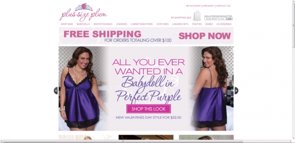 Plus Size Plum