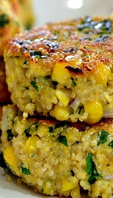 Quinoa and Corn Patties