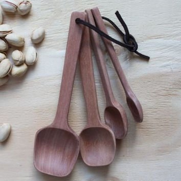 Fruitwood Measuring Spoons