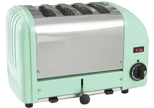 Dualit Classic 4-Slice Toaster in Mint Green