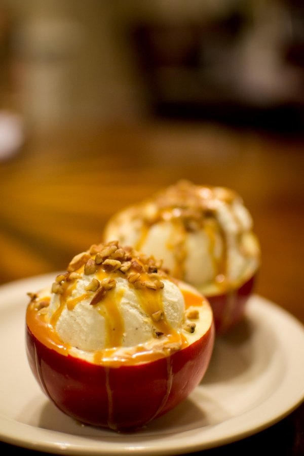 Caramel Apple Sundaes