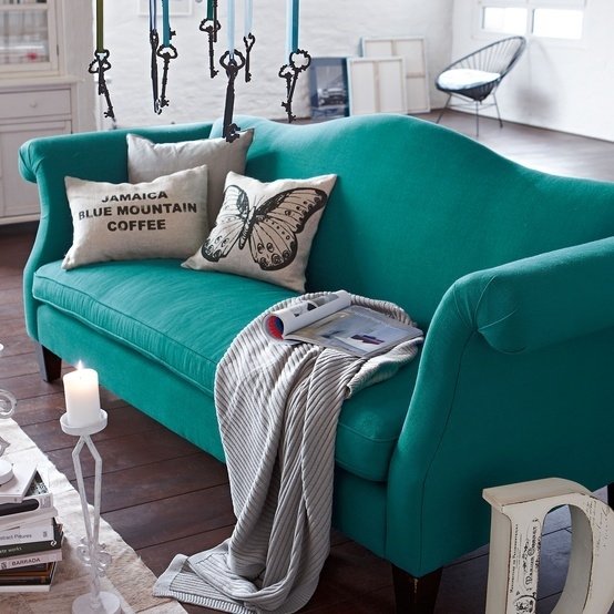 Turquoise Couch