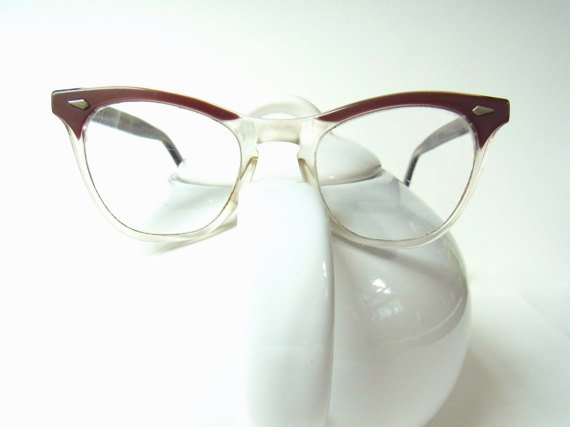 Horn Rimmed Maroon